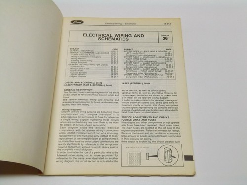 Factory Ford KE Model Laser Wiring Schematics WM 124 (F126-10-87H) Part 2 - Picture 3 of 3
