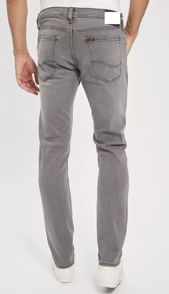 Lee jeans mens Luke slim tapered fit jeans 'Light grey' SECONDS L96 | eBay