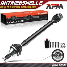 Antriebswelle Vorne Rechts ohne ABS Ring Schaltgetriebe für VW Seat Ibiza Skoda