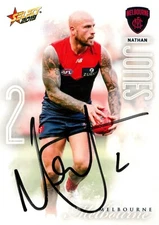 Signed 2019 Melbourne Demons AFL Select Footy Stars Card - Nathan Jones