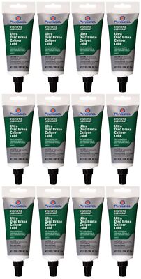 Permatex 20353 Set of 12 Ultra Disc Brake Caliper Lube 2 oz Tube with nozzle
