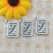 192 Pcs Tibetan Silver tarot card Charms 18x12MM S5233 DIY Jewelry Making