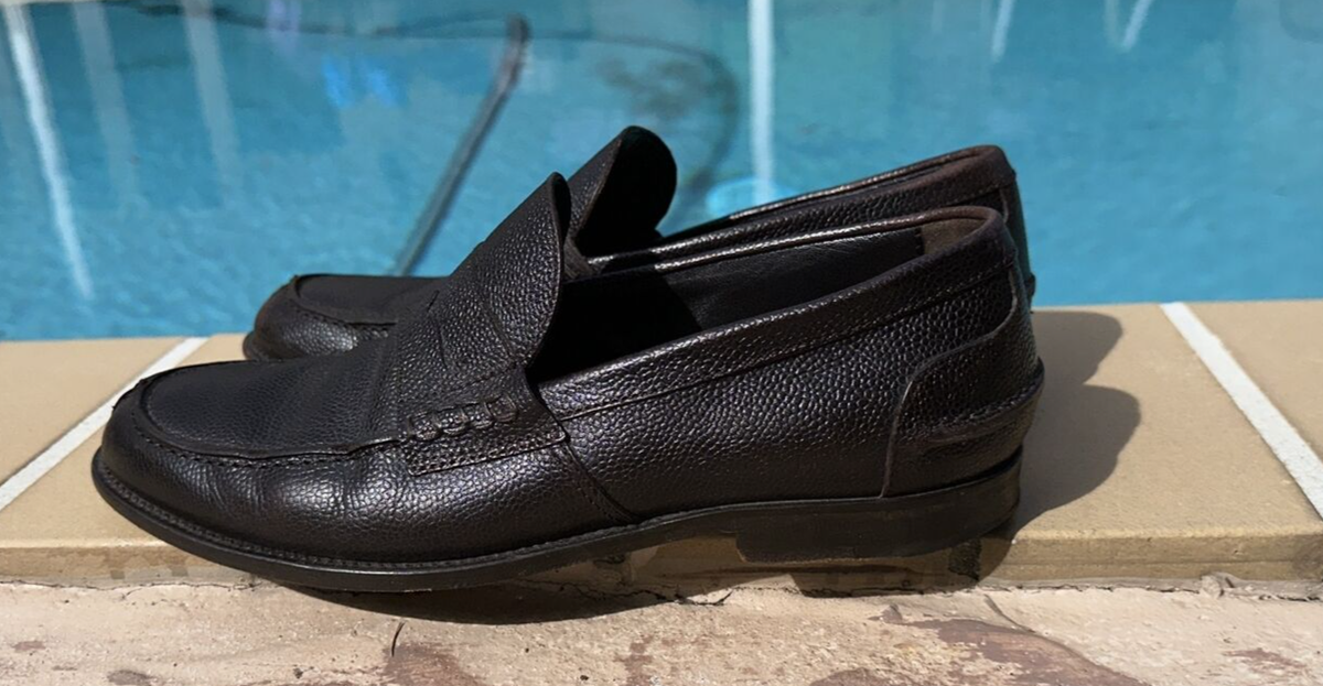 NEW ermenegildo zegna leather slip on loafer shoes Ermenegildo Zegna Brown Leather Slip On Loafers Size 41 | eBay main image 3