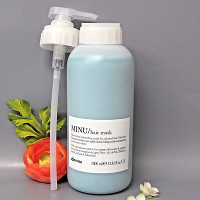 WITH PUMP Davines Minu Hair Mask 1L / 33.8oz