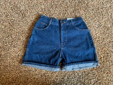 NEW Gitano High Rise Denim Shorts High Waist Mom Jeans Shorts Sz 10