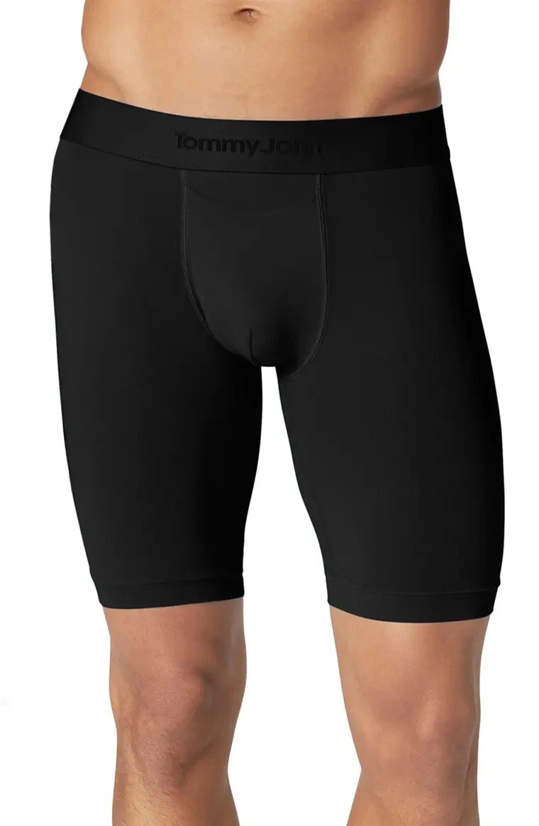 NEW Tommy John Light Air Boxer Briefs - Black - Small