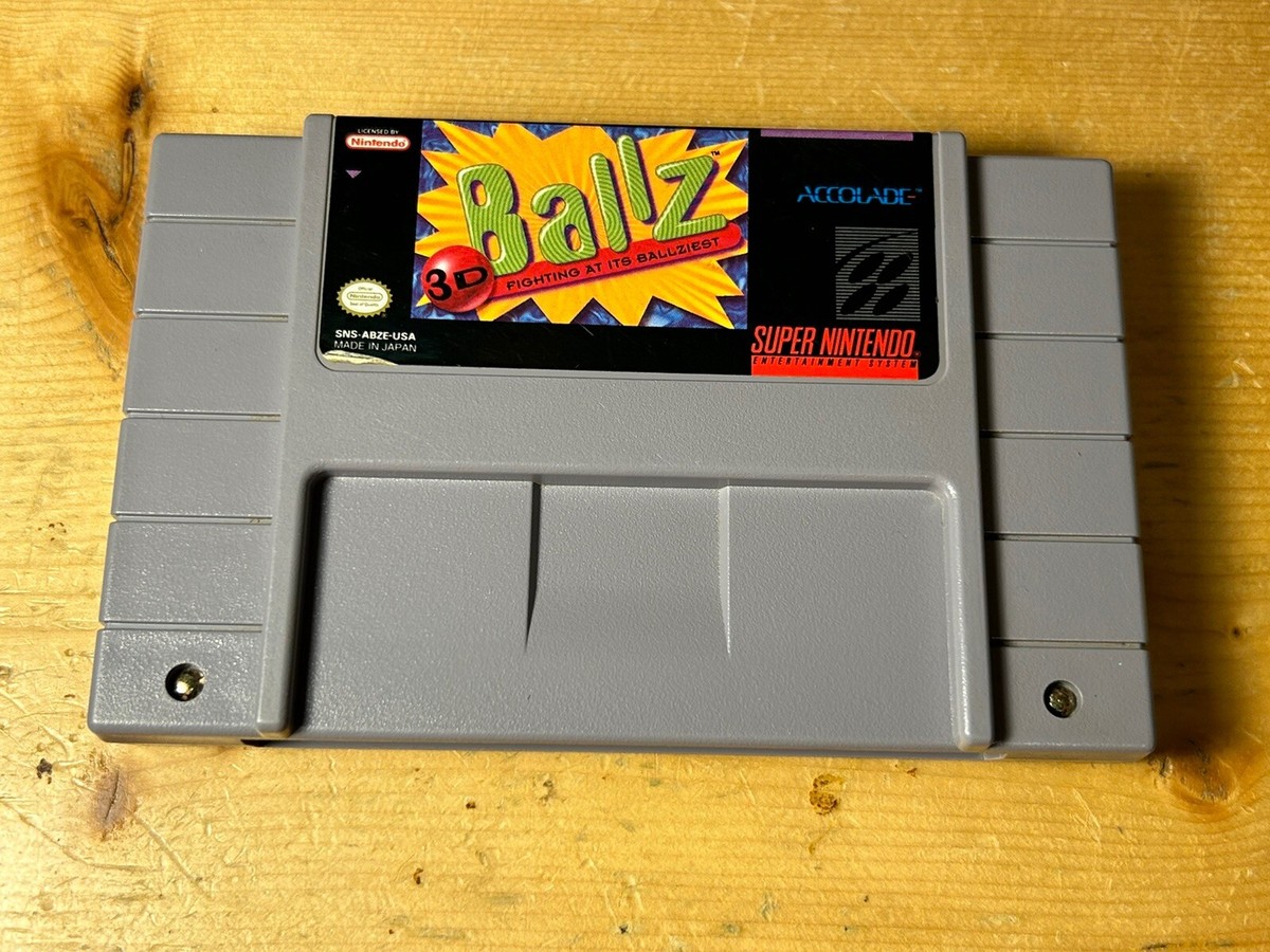 Ballz (Super Nintendo Entertainment System, 1994) Authentic Ships
