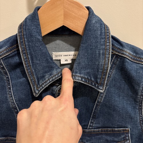 NWT! Good American Fit For Success Denim Jumpsuit Women’s Size XS. NEW! $199. - 第 6/17 張圖片