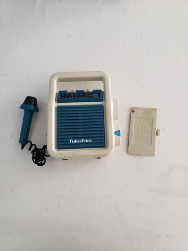 Vintage 1984 Fisher Price My First AM/FM Sing-Along Radio With Microphone