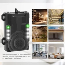 2PCS Ultrasonic Mounted Car Repeller - Pest Control Device for Cars, Trucks