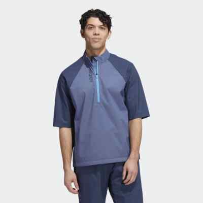 adidas short sleeve golf jacket