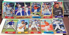 2017 Topps Chrome 1987 Baseball Refractor Lot (11) w/Kris Bryant, Anthony Rizzo