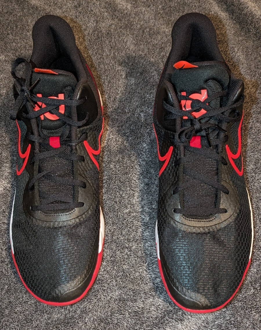 Nike KD Trey 5 IX Black/University Red-White CW3400-001  display picture 2