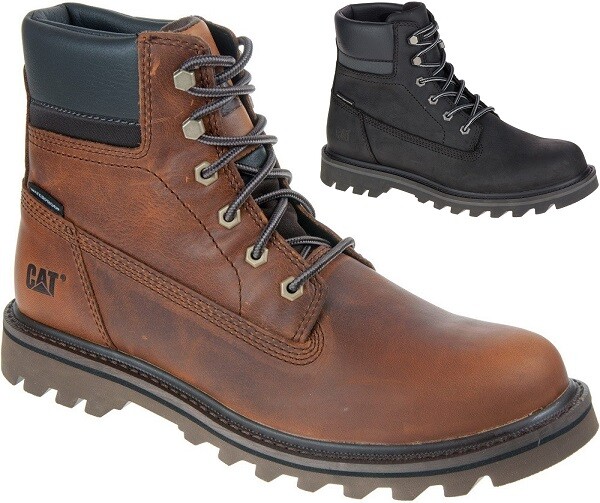 Caterpillar Cat Deplete Waterproof Leather Ankle Everyday Shoes Boots