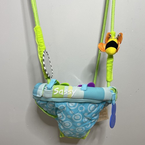 SASSY Infant Baby Doorway Jumper with Adjustable Strap - Picture 2 of 16
