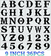 9 Inch Large Letter Stencils Alphabet Stencils Reusable Stencil Letters Numbers