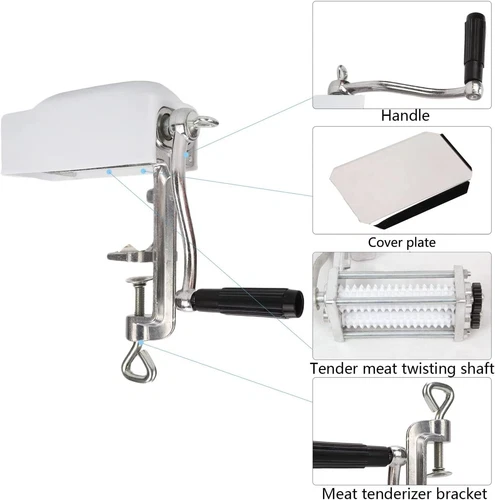 Heavy-Duty Meat Tenderizer Cuber - Easy Clamp-On Steak Tool for Kitchen image 2