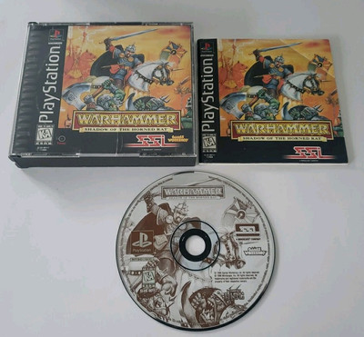 Warhammer: Shadow of the Horned Rat PlayStation PS1 CIB Manual / Tested 