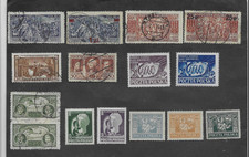 POLAND 1922-1952 14xDIFF T AS IN PICTURES INC JOINED PAIR 1933 AIR RACE MH/GU.