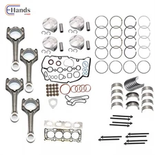 For Chevrolet Cruze 1.8L Engine Rebuild Gasket Piston Bearing Con Rod Kit 12-17