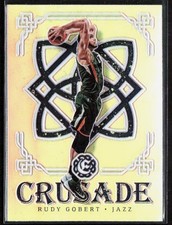 2016-17 Panini Excalibur RUDY GOBERT Silver Prizm Crusade #68 Jazz QTY