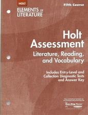 Elements of Literature: Literature, Reading and Vocabulary Assessment Fifth ...