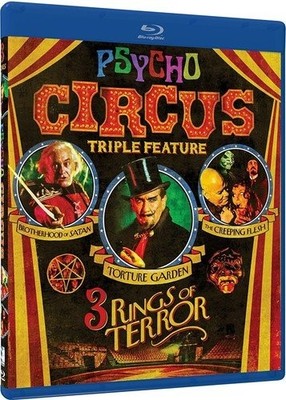 Psycho Circus - 3 Rings of Terror Triple Feature (Blu-ray) BRAND NEW! & SEALED!