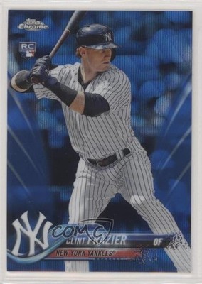 2018 Topps Chrome Blue Wave Refractor 54/75 Clint Frazier #148 Rookie RC 1g3