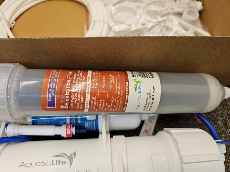 Aquaticlife 540019 RO Buddie 4-Stage Reverse Osmosis Deionization Water Filter - Image 2 of 4