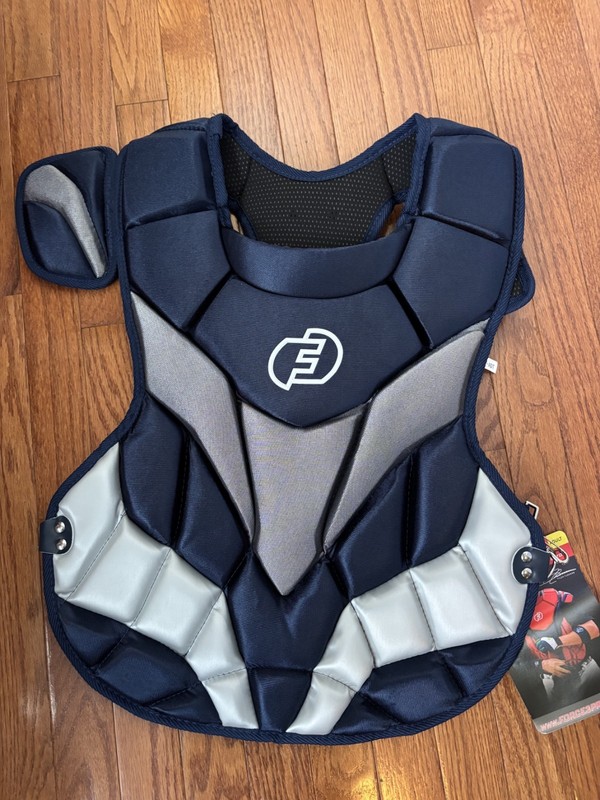 Force3 Defender Two-Tone Catchers Protector Navy-Silver  - ADULT