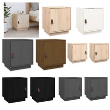 1/2 Stk. Nachttisch Massivholz Kiefer Nachtschrank Nachtkommode 40x34x45cm