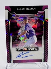 2025 Leaf Optichrome Baseball Luke Holman Reds Pink Auto 5/8
