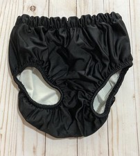 Special Needs Swim Diaper Bathing Suit Bottom Black Unisex Size Youth Medium