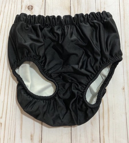 Special Needs Swim Diaper Bathing Suit Bottom Black Unisex Size Youth Medium