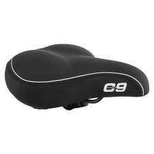 Cloud-9 Unisex Bicycle Comfort Seat Relief Channel, Springs Cruiser Select Black