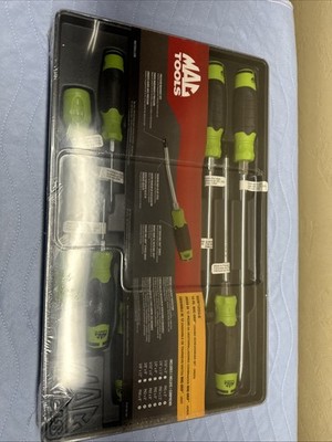 MAC TOOLS SDB12DG-S 12PC Mac-Grip Combination Screwdriver Set - Green. Brand New