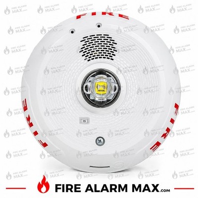 System Sensor CHSCWLED Chime Strobe, Ceiling, Fire, White
