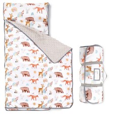 Toddler Nap Mat with Removable Pillow and Blanket, 1.1kg Extra Large Thick Ro...