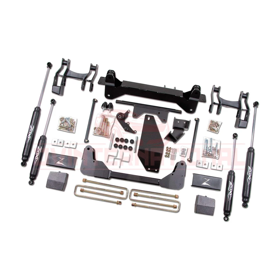 Zone Offroad 6 英寸升降套件适用于雪佛兰/吉姆西 K1500 1988 - 1998 拾音器 4WD — 第 2/3 张图片
