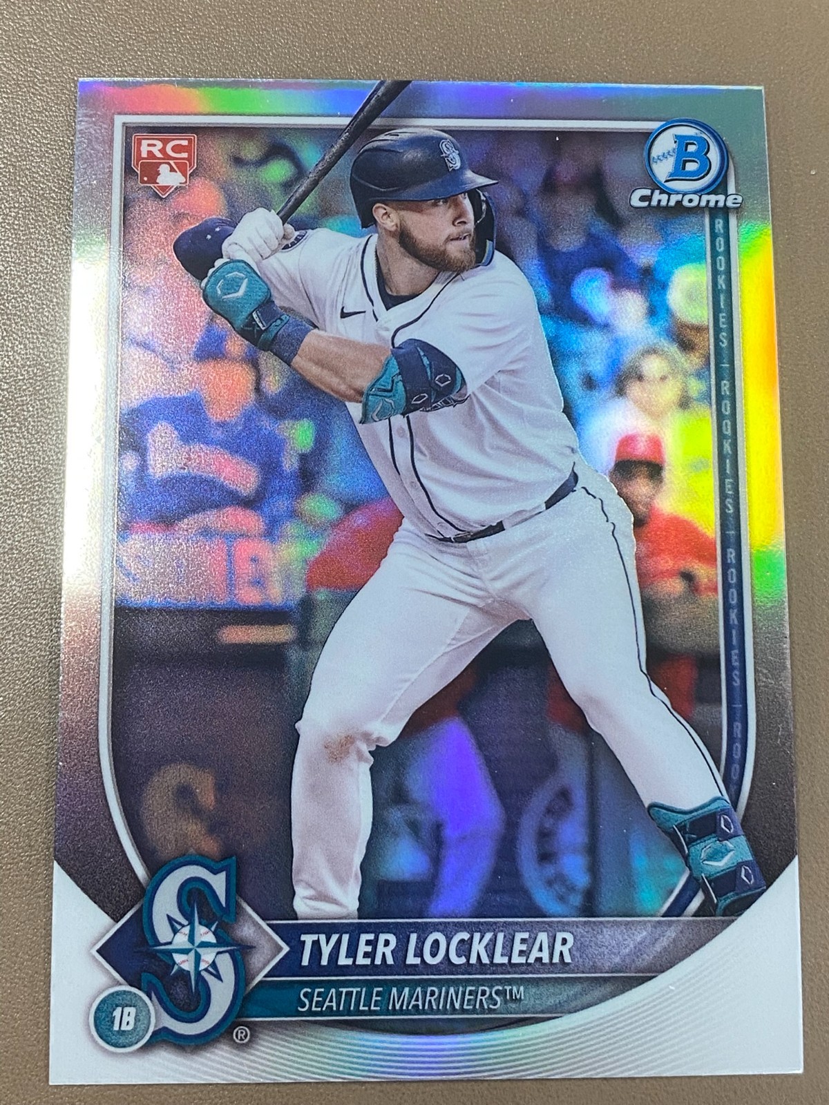 Tyler Locklear Rookie Red Logo 2025 Bowman Chrome RC  SP #93