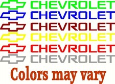 Chevrolet Wemblem Decals Buy 1 Get 3 Free Chevy Car Truck Free Shipping