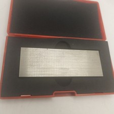 Mitutoyo Gage Block 4.0" 611204-541 ASME Grade AS-1 Steel Measuring Calibration