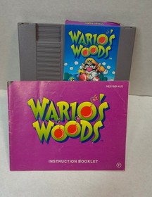 Nintendo NES Game - Wario's Woods In Box - 1995 Wario