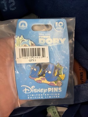Disney Pixar Finding Dory Limited Edition 10 Years Single Pin (NEW!)