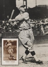 CARD IMAGES!! 1926 FRANKIE FRISCH Charles Conlon Vintage Photo Used For Cards