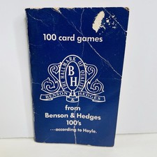 100 Card Games from Benson  Hedges According to Hoyle 1972 booklet Ephemera VTG