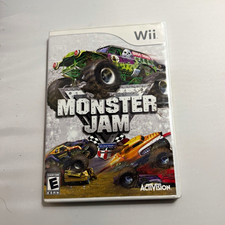 Activision Monster Jam Nintendo Wii 2007 Racing Game w/ Manual, Case Included