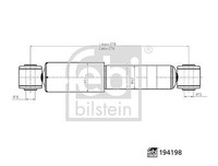 Febi Bilstein StoßDäMpfer Hinterachse, Links, Rechts U.A. FüR CitroËN, Peugeot