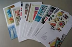 GB Fine Collection of 10 MINIATURE SHEET First Day Covers Special Cancels
