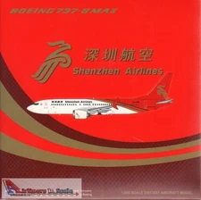 JCW4067 1:400 JC Wings Shenzhen Airlines Boeing 737 8 Max Reg #B-1146